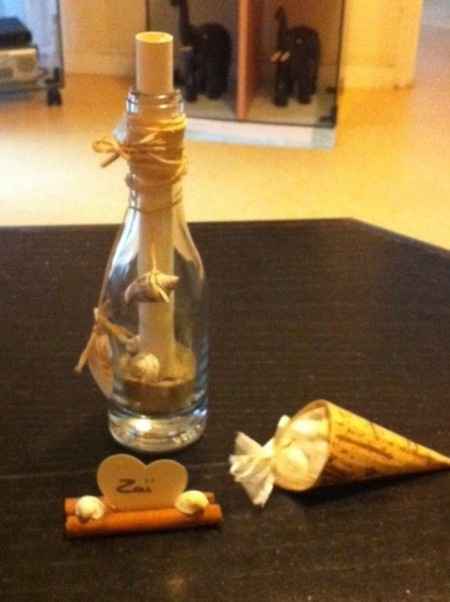 menu bouteille à la mer