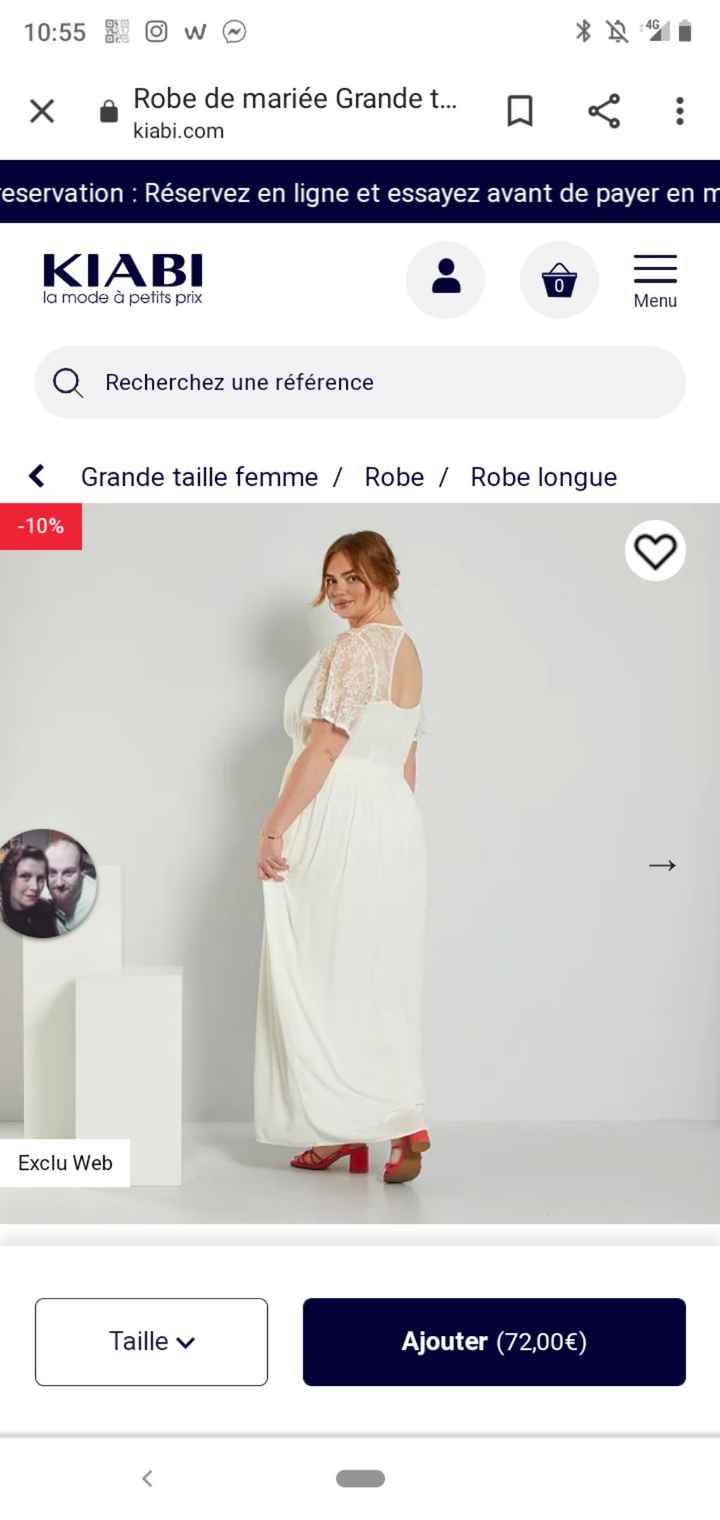 Essayage robe renouvellement de vœux - 1