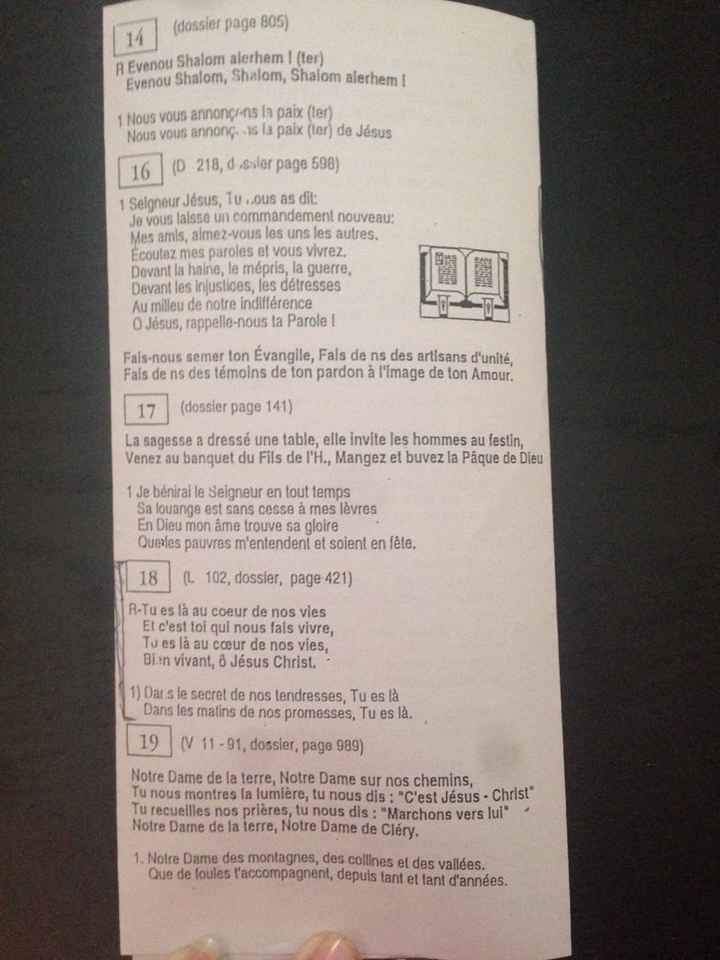 Pour les chants à l'église ? - 3