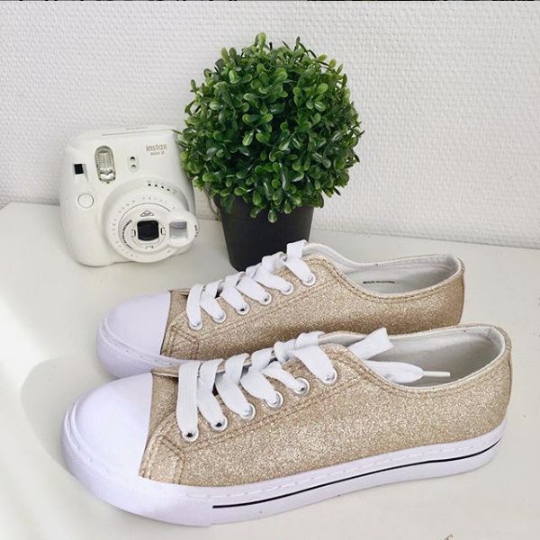 Baskets à paillettes