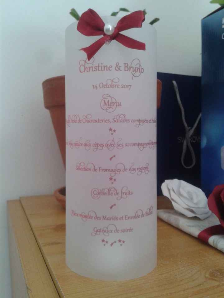 Menu Photophore face