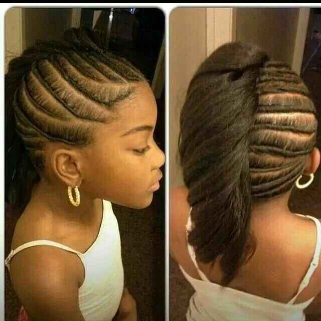 COIFFURE PETITE FILLE METISSE