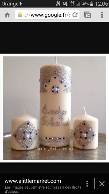 Cadeaux pour les invités bougies - 3