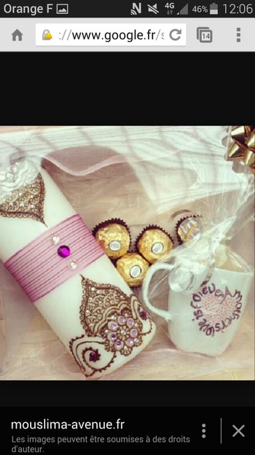 Cadeau aux invites - 1