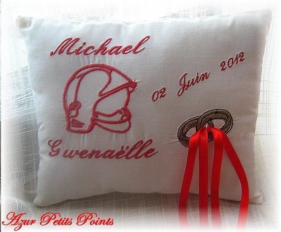 Photo mariage pompier deco cousin d'alliance