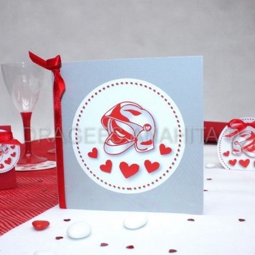 Photo mariage pompier Menu