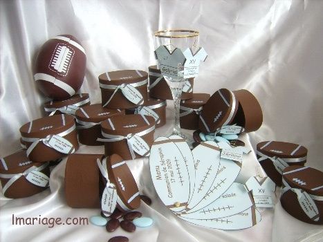Mariage rugby Deco