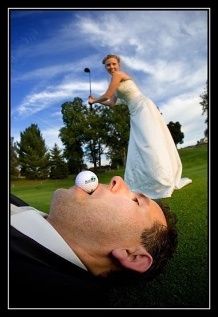 Mariage thÃ¨me golf idee photo