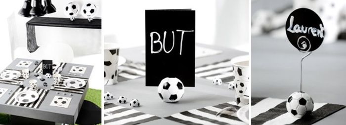 Mariage theme football Deco
