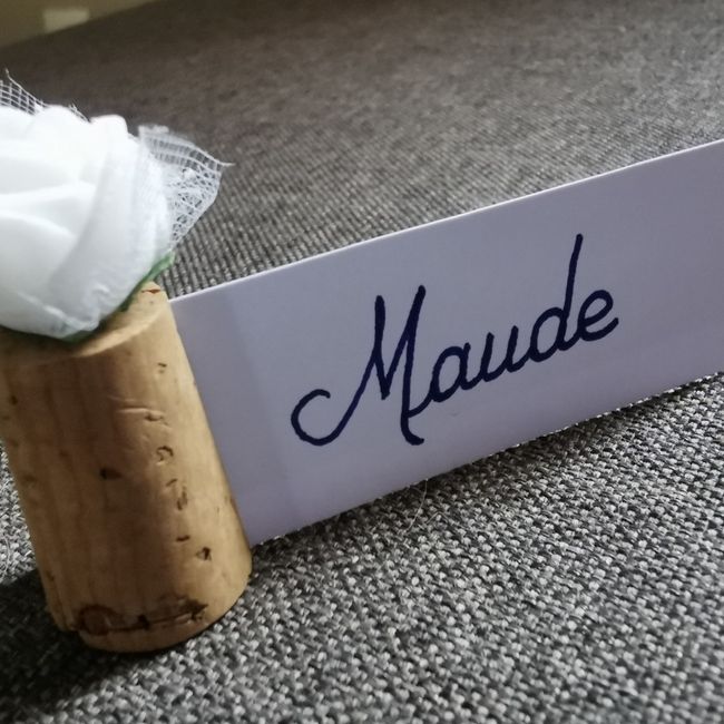 Avancée sur les marque-place. 5