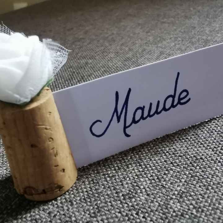 Avancée sur les marque-place. - 2