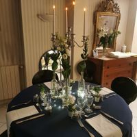 Mariage blanc et bleu roi - 1