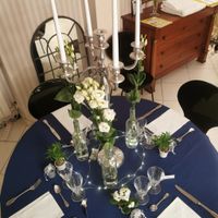 Mariage blanc et bleu roi - 2