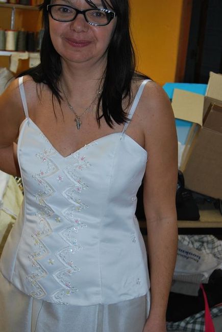 le haut de ma robe