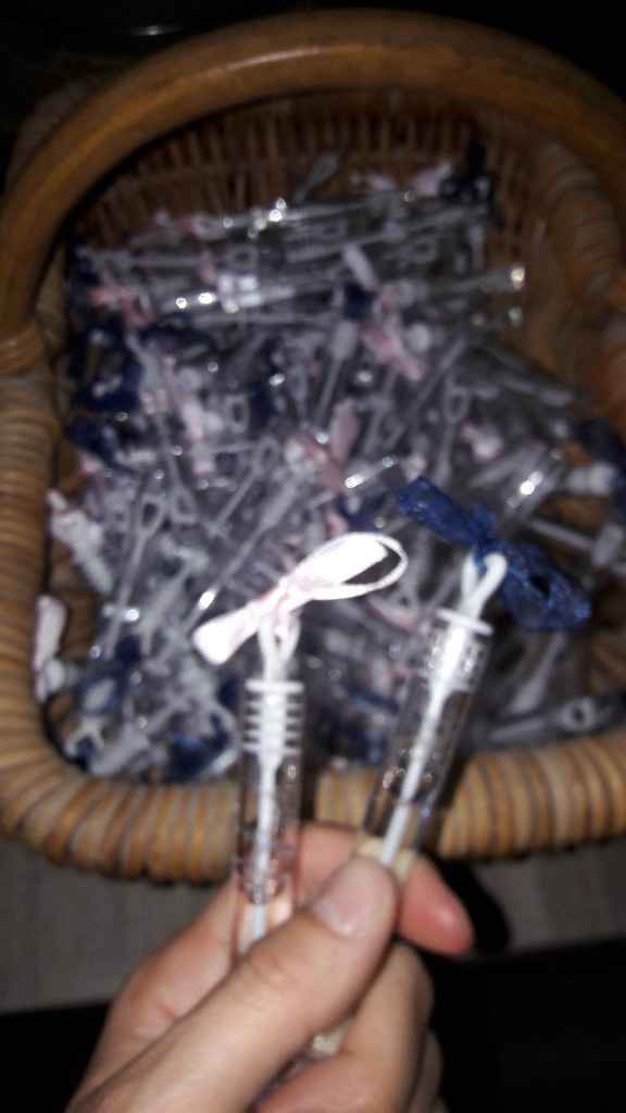 Personnalisation flacons de bulles - 1