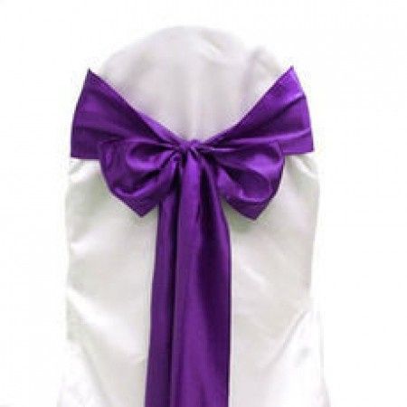 noeuds satin violet