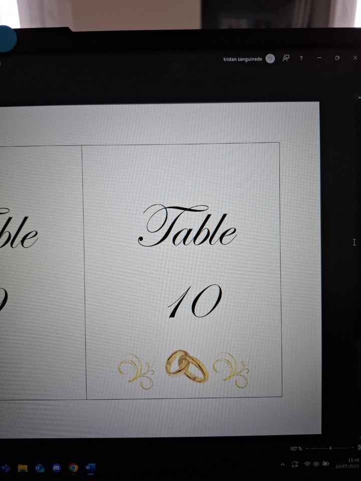 Numéro de table - 1