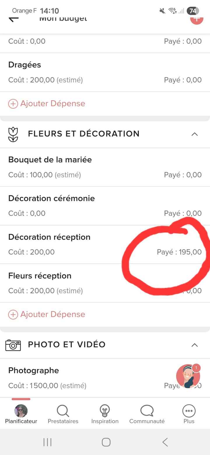 Budget avec l'appli - 1