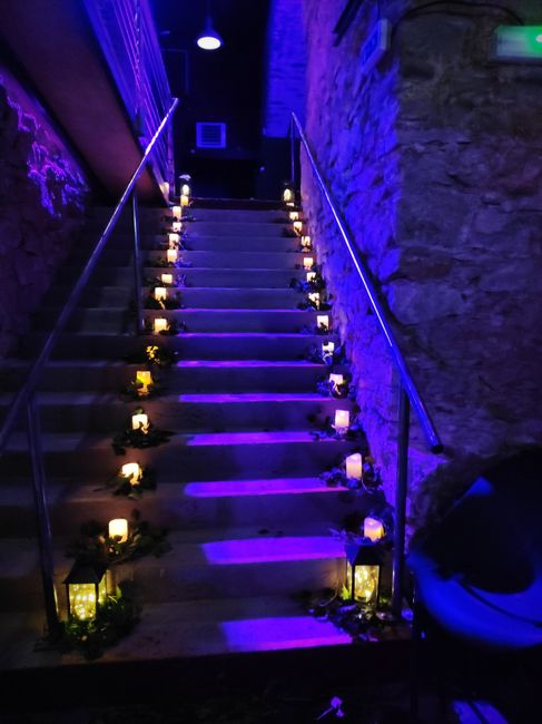 L'escalier de notre entrée