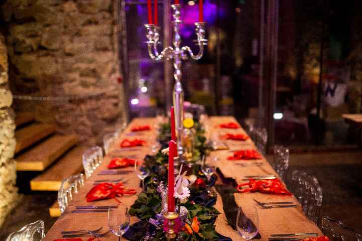 Vue d'une table