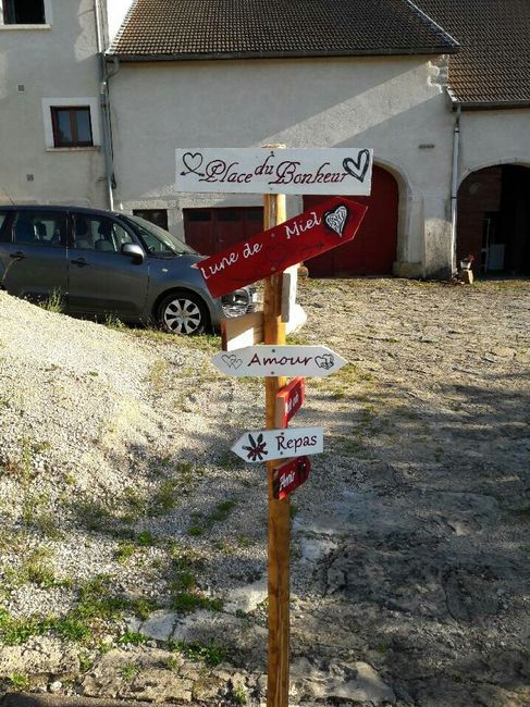 Panneaux directionnels et candy bar - 2