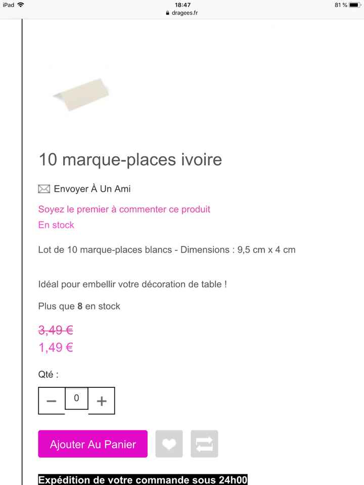 Marque place 