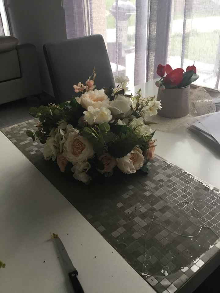 Centre de table invités 