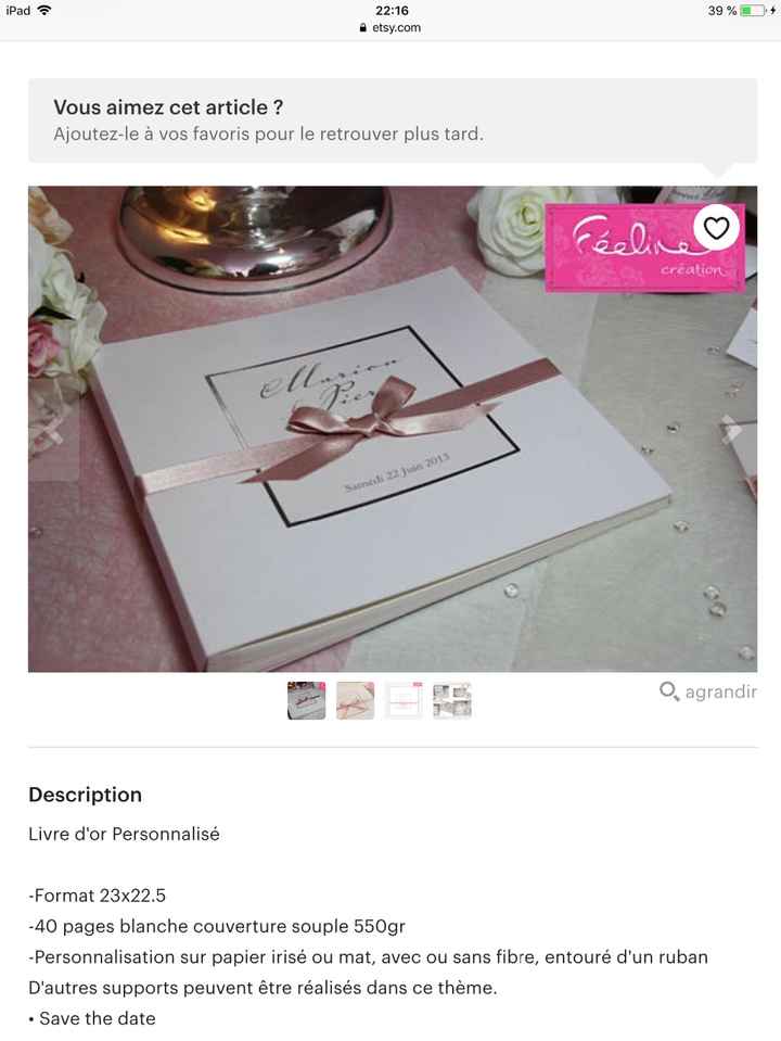 Livre d’or 1