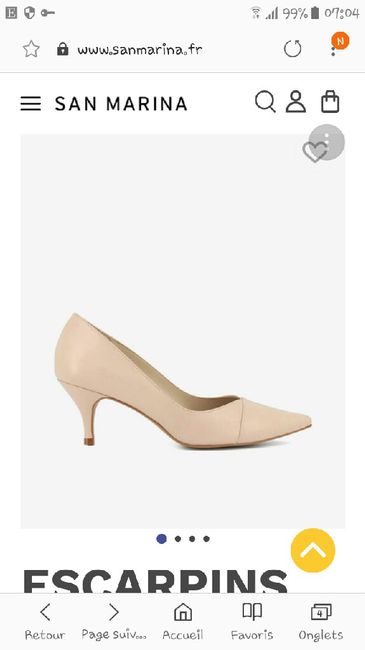 Chaussure blanche ou couleur ? - 1