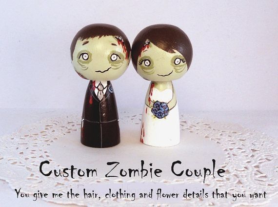 cake topper zombie