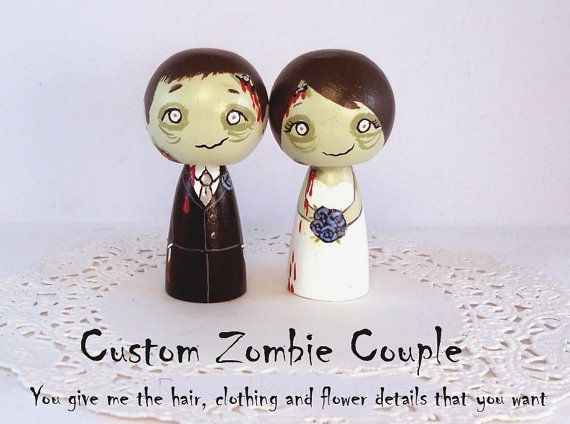 cake topper zombie