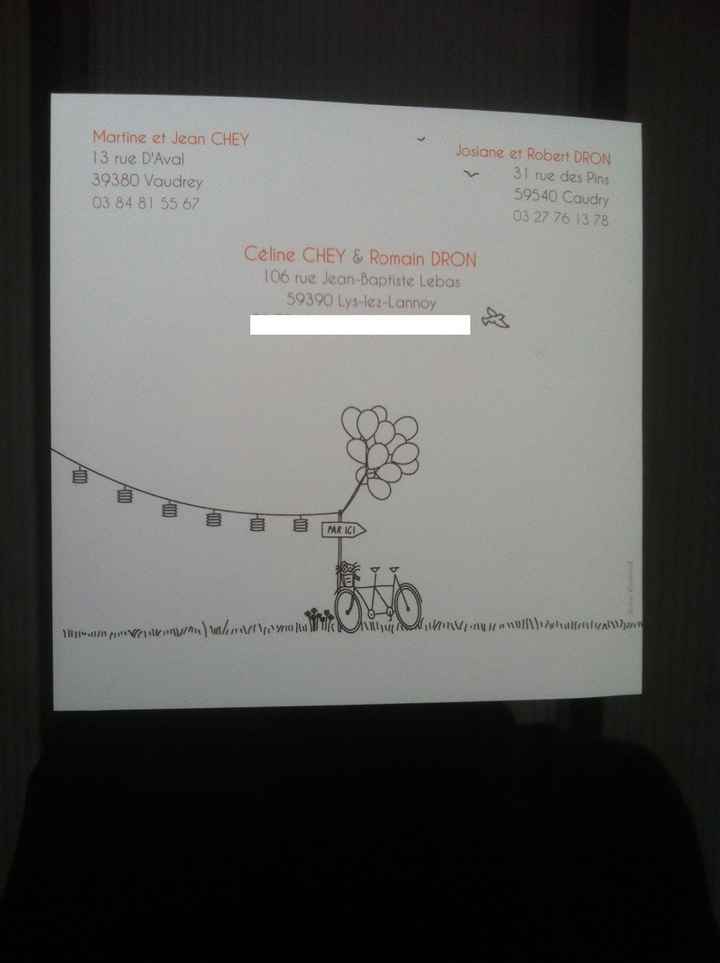 Faire part champêtre