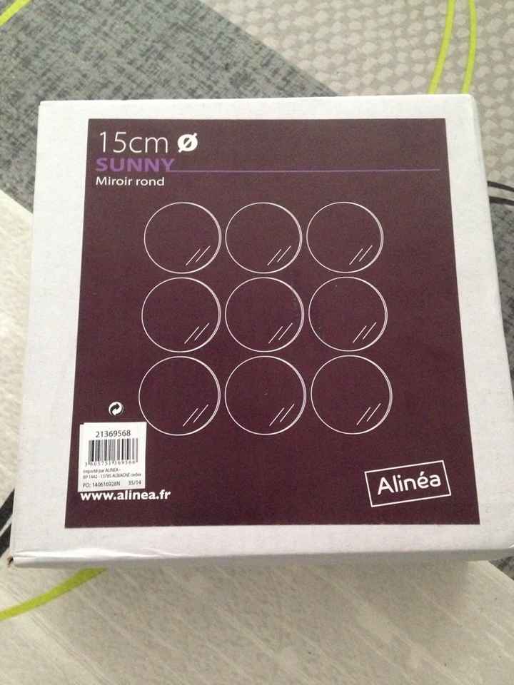 Vend miroir 15cm neuf suite changement decoration - 1