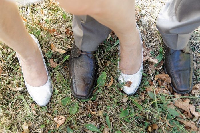 Nos chaussures (aucun regret de ne pas avoir reçu celles prévues initialement)