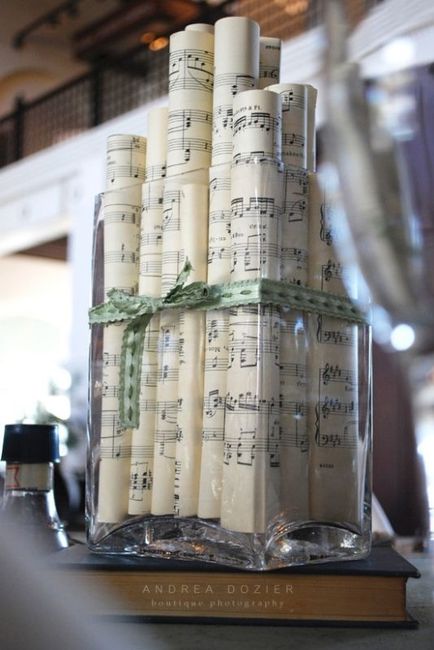 centres de tables musicaux