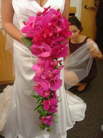 bouquet mariée orchidée