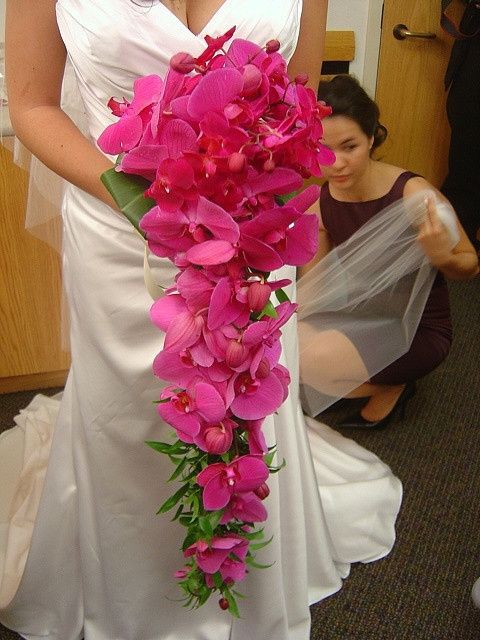 bouquet mariée orchidée