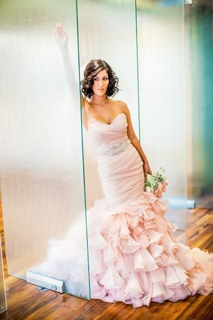 robe de mariée rose