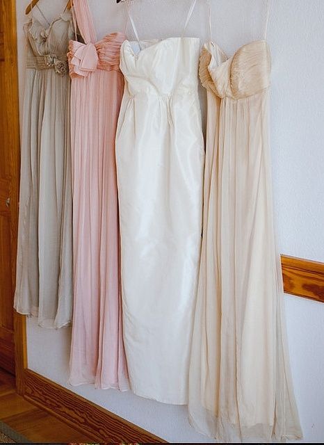 mariée demoiselles d'honneur