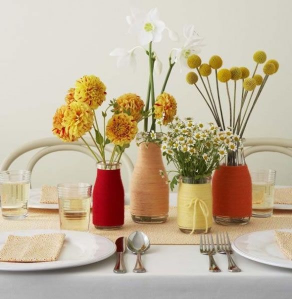 bouteille en verre customisée