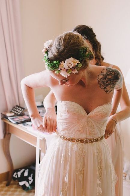 mariée tatouée