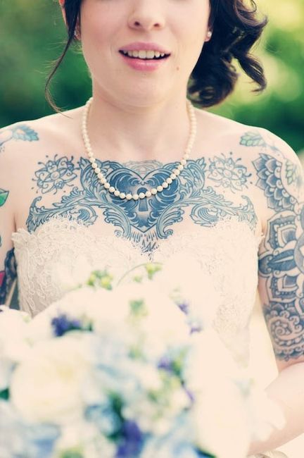 mariée tatouée