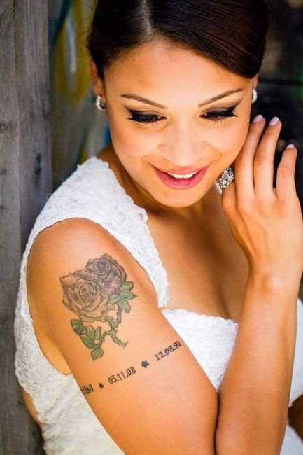 mariée tatouée