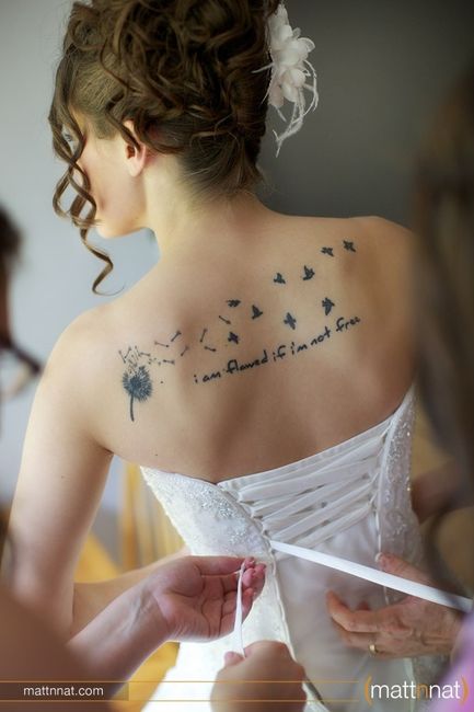 mariée tatouée