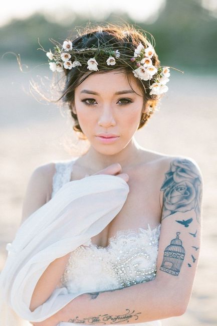 mariée tatouée