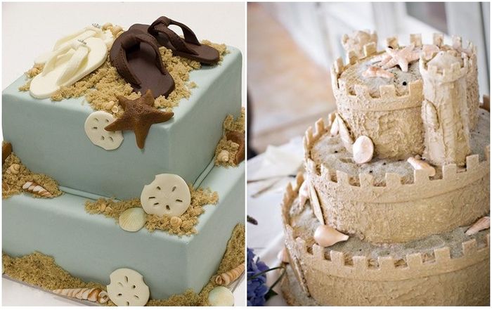 wedding cake plage