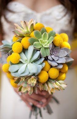 bouquet de mariée cactus