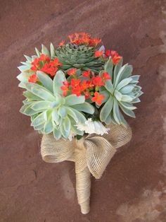 bouquet de mariée cactus