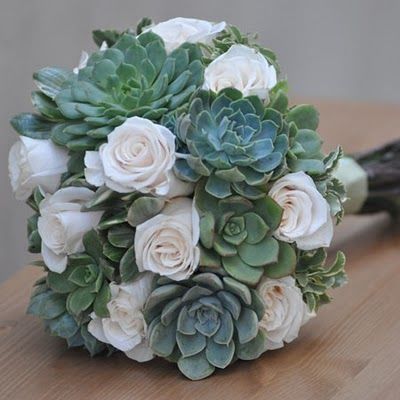 bouquet de mariée cactus