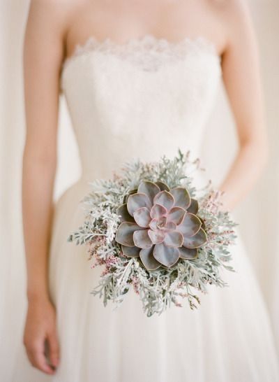 bouquet de mariée cactus